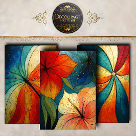 Regenboog Vlindervleugels Decoupage Inpakpapier Vel