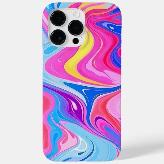 Regenboog Vloeibaar Marmer Case-Mate iPhone Case (Achterkant)