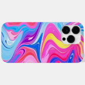 Regenboog Vloeibaar Marmer Case-Mate iPhone Case (Achterkant (horizontaal))
