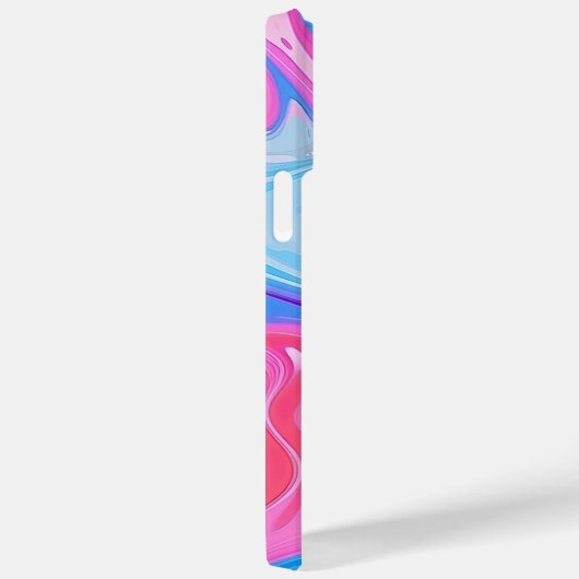 Regenboog Vloeibaar Marmer Case-Mate iPhone Case (Achterkant / Rechts)