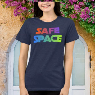 Regenboog Vlucht Tee Tri-Blend Shirt