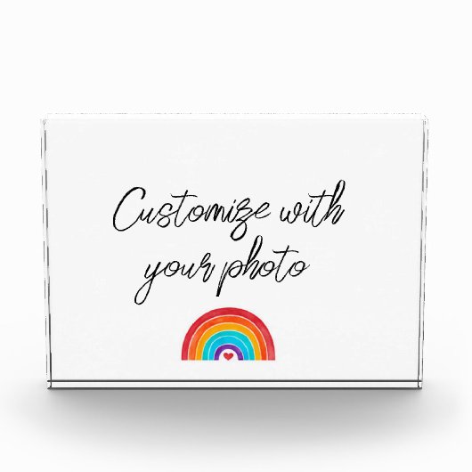 Regenboog - Voeg uw eigen foto toe (Voorkant)