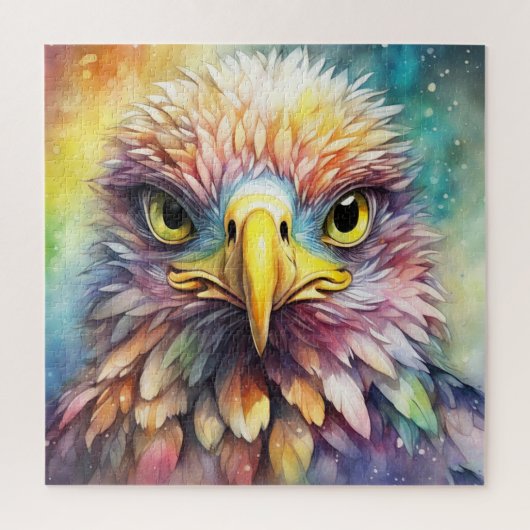 Regenboog Vogels Adelaar 1 Legpuzzel (Verticaal)