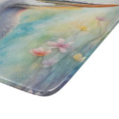 Regenboog Vogels Blauwe Heron 1 Snijplank (Hoek)