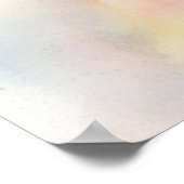 Regenboog Vogels Blauwe Heron 2 Poster (Hoek)