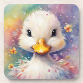 Regenboog Vogels Eend 3 Bier Onderzetter (Voorkant)