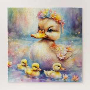 Regenboog Vogels Eend 5 Legpuzzel