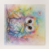 Regenboog Vogels Uilen 2 Legpuzzel (Horizontaal)