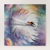 Regenboog Vogels Zwaan 1 Legpuzzel (Horizontaal)