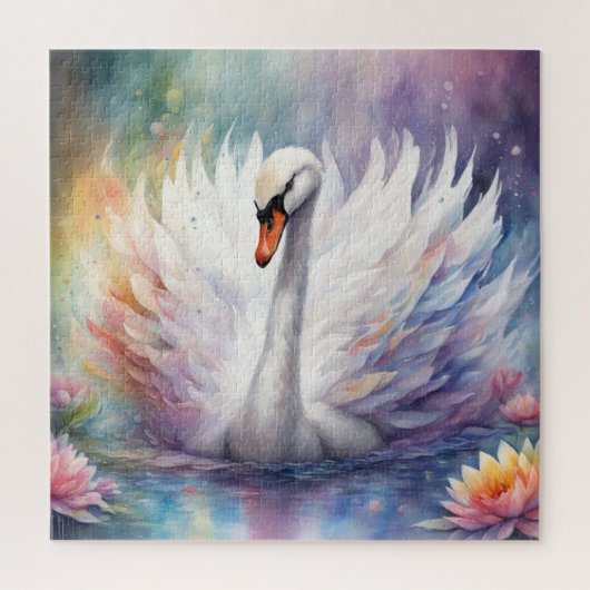 Regenboog Vogels Zwaan 1 Legpuzzel (Verticaal)