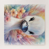 Regenboog Vogels Zwaan 2 Legpuzzel (Horizontaal)