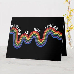Regenboog voor bewustzijn van geestelijke gezondhe kaart