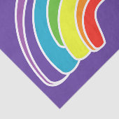 Regenboog voor Decoupage op Tissuepapier (Detail)