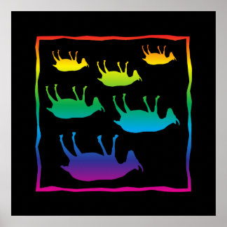Regenboog voor flauwvallen poster