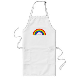 Regenboog voor Gay Pride. Liefde is Liefde. Lang Schort
