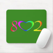 Regenboog voor Gay Pride Muismat (Met muis)