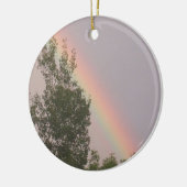 Regenboog voor Kerstmis Keramisch Ornament (Links)