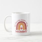Regenboog voor mama van kinderen koffiemok (Links)
