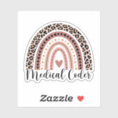 Regenboog voor medische codeurs, cadeaus voor medi sticker (Vel)