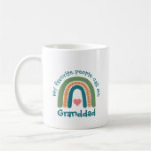 Regenboog voor opa van kinderen koffiemok (Links)