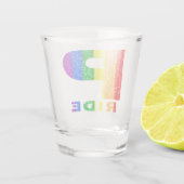 REGENBOOG VOOR PRIDE #4 SHOT GLAS (Achterkant)
