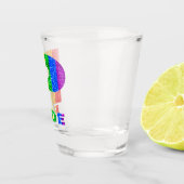 REGENBOOG VOOR PRIDE #4 SHOT GLAS (Rechts)