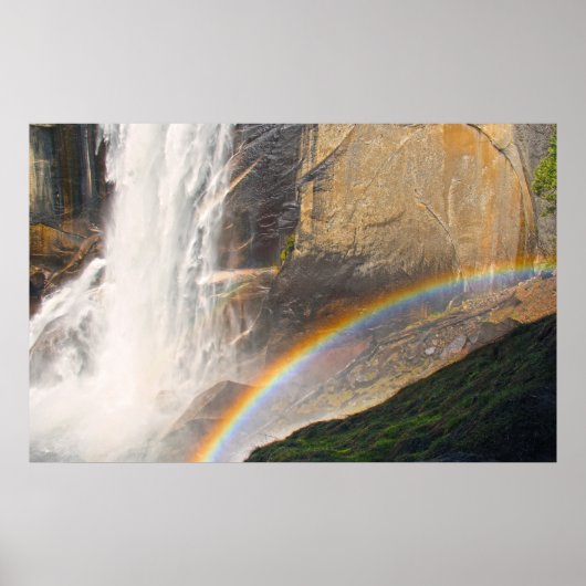 Regenboog voor waterval poster (Voorkant)