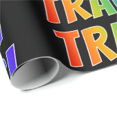 Regenboog voornaam "TRACI"; Leuk & Kleurrijk Cadeaupapier (Rol Hoek)