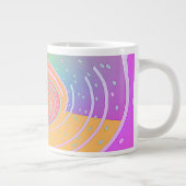 Regenboog Vortex Werveling Grote Koffiekop (Rechts)