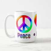 Regenboog Vrede Liefde BBG Mok (Links)