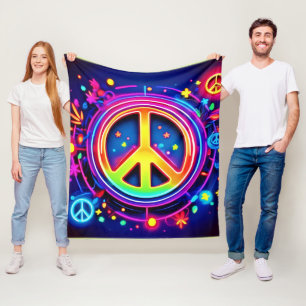 Regenboog Vrede Symbool Kunst Fleece Deken