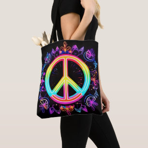 Regenboog Vrede Symbool Kunst Tote Bag