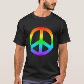 Regenboog Vredeshirt T-shirt (Voorkant)