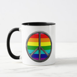 Regenboog Vredesteken LGBTQ Proud Symbol Geschenk Mok