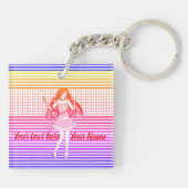Regenboog vriendin sleutelhanger (Achterkant)
