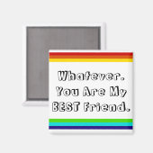 regenboog vriendschap magneet (Voorkant / Achterkant)