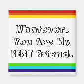 regenboog vriendschap magneet (Voorkant)