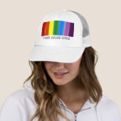 regenboog vulling, Uw naam hier Trucker Pet (In situ)