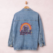 Regenboog waar je van hield denim jacket (Hangar)