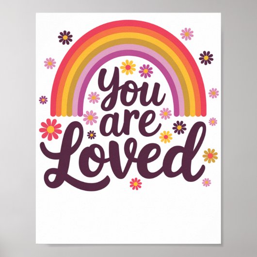 Regenboog waar je van hield poster (Voorkant)