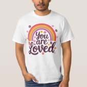 Regenboog waar je van hield t-shirt (Voorkant)