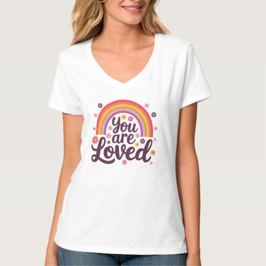 Regenboog waar je van hield t-shirt (Voorkant)