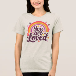 Regenboog waar je van hield Tri-Blend shirt