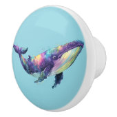 Regenboog Walvis Deurkruk Keramische Knop (Rechts)