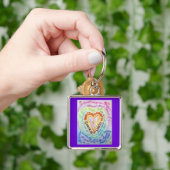 Regenboog wat kanker niet kan doen sleutelhanger (Hand)