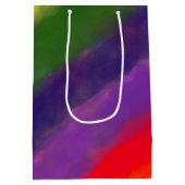 Regenboog Waterverf Aangepast Medium Cadeauzakje (Achterkant)