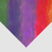 Regenboog Waterverf Aangepast Tissuepapier (Detail)
