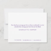 Regenboog Waterverf Bedankkaart Zakelijk (Achterkant)