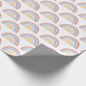 Regenboog Waterverf Boho Chic Cadeaupapier (Hoek)