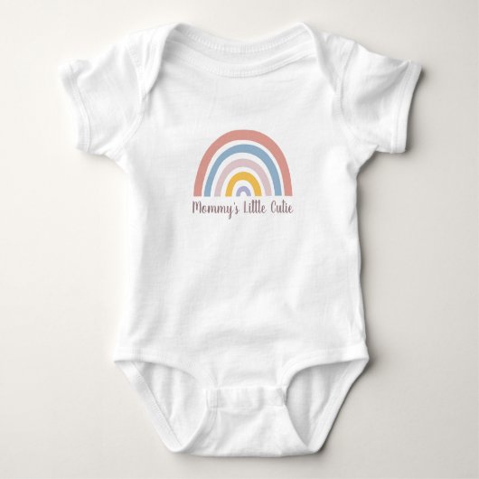 Regenboog Waterverf Boho Chic Maatwerk Romper (Voorkant)